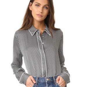 Equipment x Kate Moss Silk Star Blouse